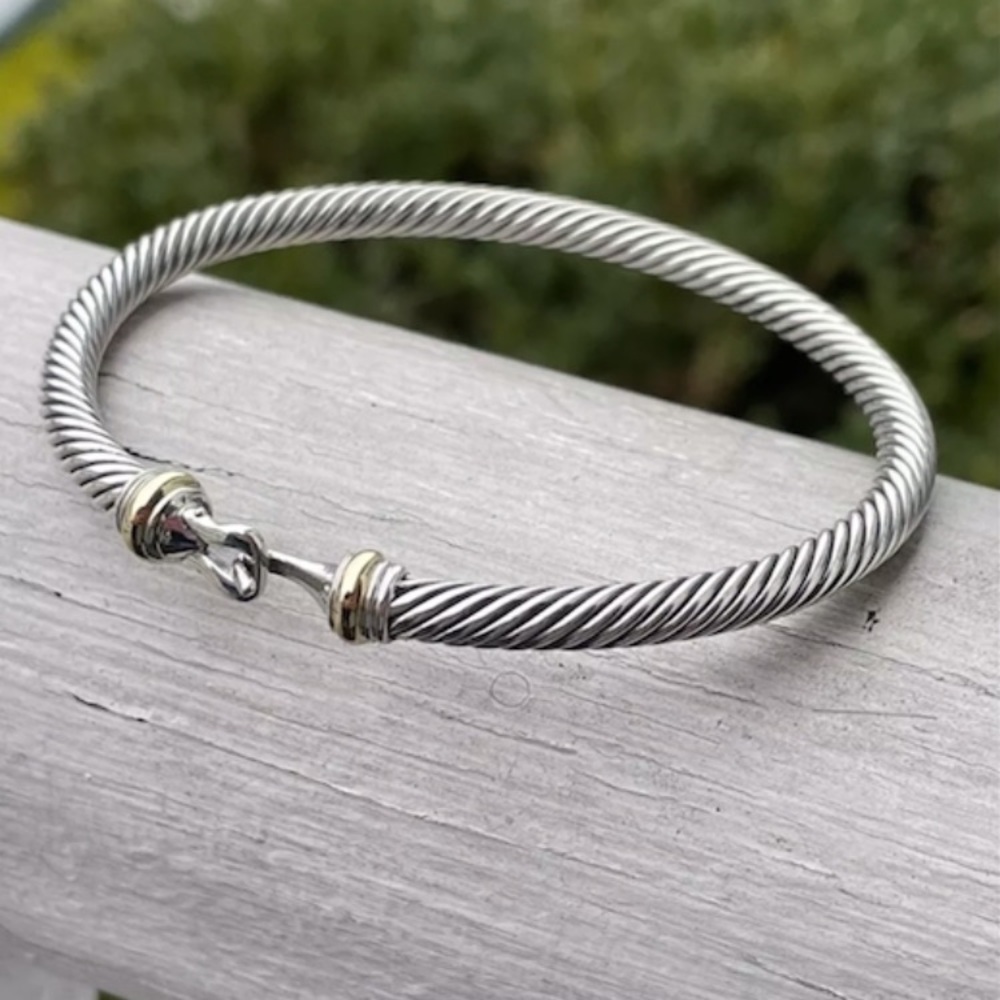 David Yurman 4mm Buckle Cable Bracelet